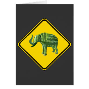 Warning: Watermelon Elephant Crossing!