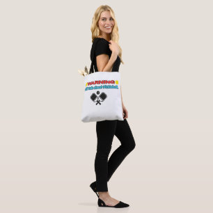 Warning: Will Talk About Pickleball Funny Tote Bag