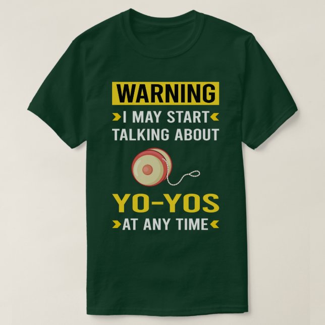 Warning YoYo YoYo T-Shirt (Design Front)