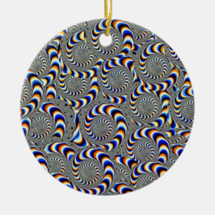warp ceramic ornament