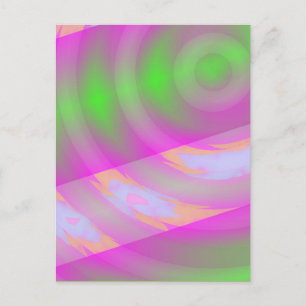 Warp Drive - Digital Space Art Postcard