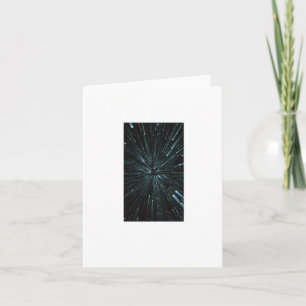Warp Speed Sticker Card