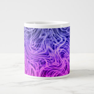 Warped Linear2 Purple - Coffee Mug