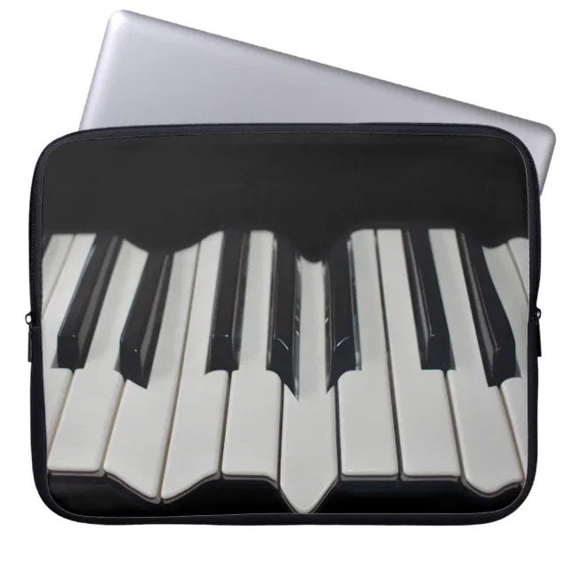 Warped Piano Keys Laptop Sleeve | Zazzle
