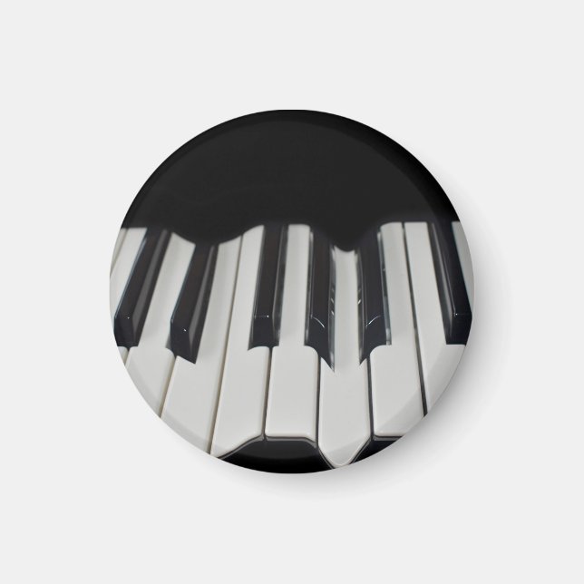 Warped Piano Keys Magnet (Front)