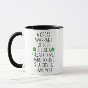 Warrant Officer Appreciation Gift for Warrant Mug