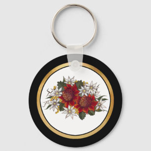 Warratha Flannel Flower Key Ring
