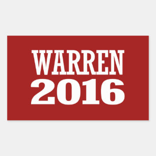 WARREN 2016 RECTANGULAR STICKER