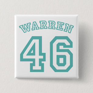 WARREN 46 15 CM SQUARE BADGE