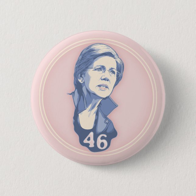 Warren 46 6 cm round badge (Front)
