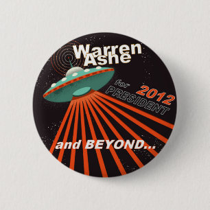 Warren Ashe 2012 6 Cm Round Badge