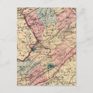 Warren County, NJ Postcard