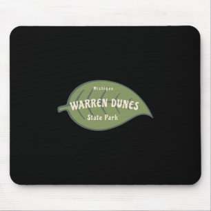 Warren Dunes State Park Michigan Fall Leaves Vacat Mouse Pad