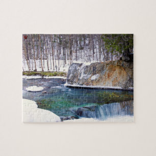 Warren Falls Vermont Jigsaw Puzzle