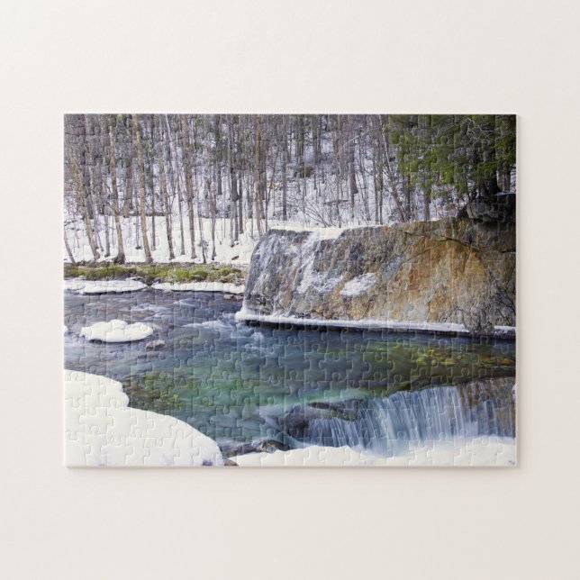Warren Falls Vermont. Jigsaw Puzzle (Horizontal)