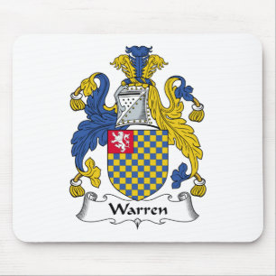 Warren Family Crest Mouse Pad