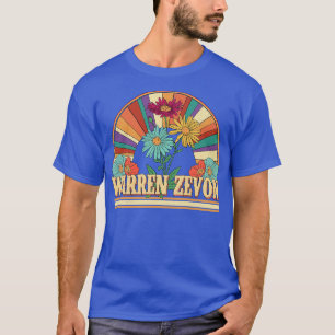 Warren Flowers Name Zevon Personalised Gifts Retro T-Shirt
