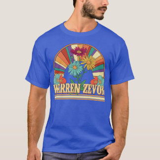 Warren Flowers Name Zevon Personalised Gifts Retro T-Shirt
