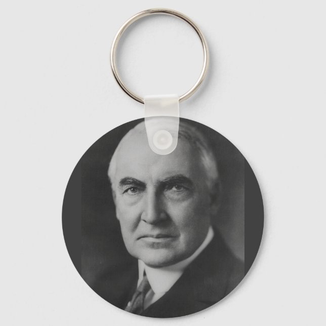 Warren G. Harding 29th President Key Ring (Front)