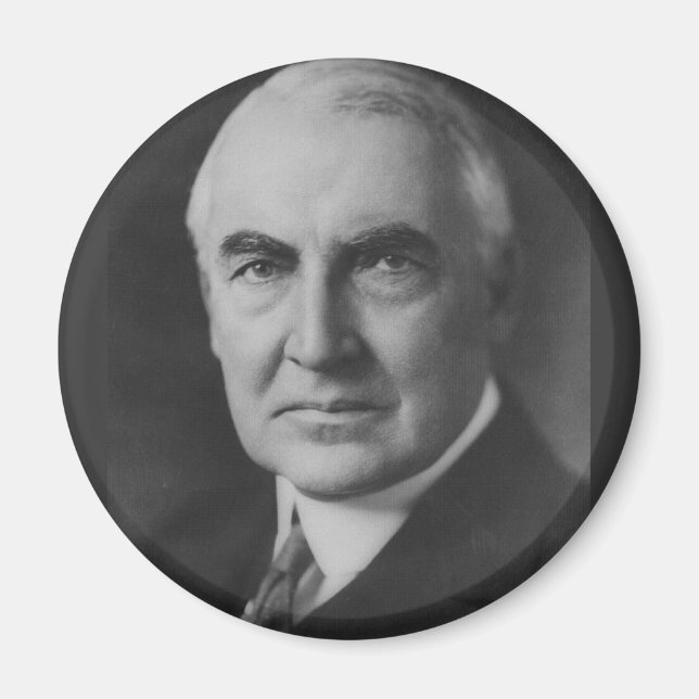 Warren G. Harding 29th President Magnet (Front)