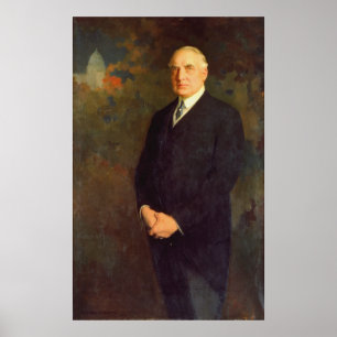 WARREN G. HARDING Portrait by Edmund Hodgson Smart Poster