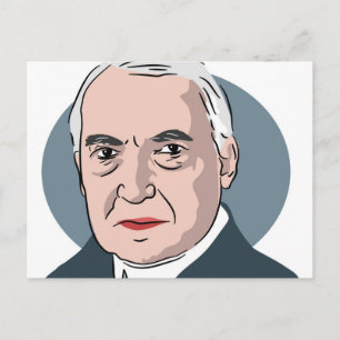 Warren G Harding Postcard