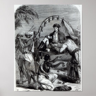 Warren Hastings in India in 1784 Poster