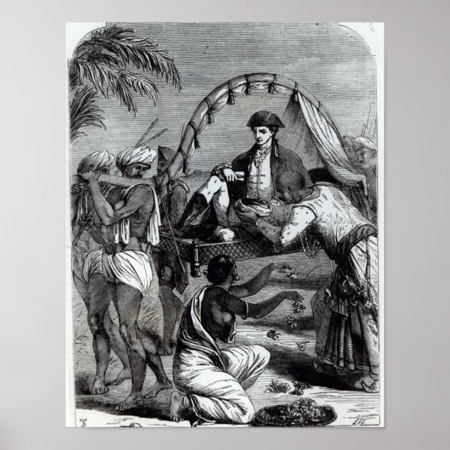 Warren Hastings  in India in 1784 Poster (Front)