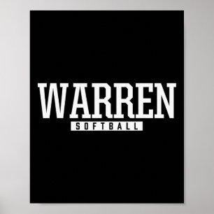 Warren High School Softll Poster