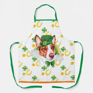 Warren Holiday Home Decor St Patrick's Day Dog Apron