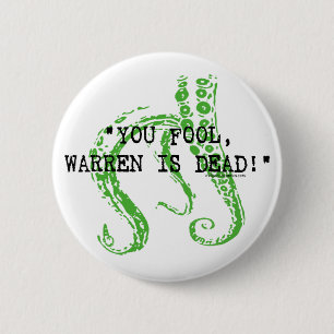 Warren is dead H. P. Lovecraft 6 Cm Round Badge