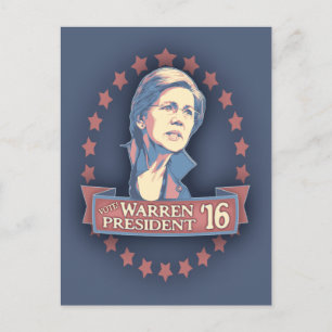 Warren Pres '16 Postcard