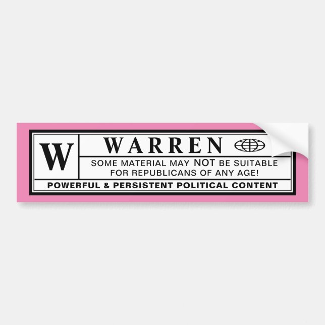 Warren Warning Label (Front)