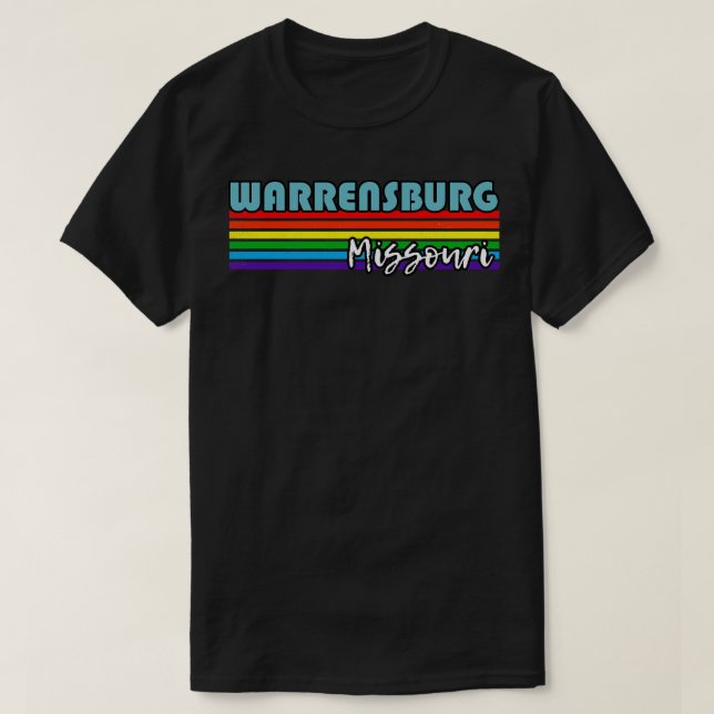 Warrensburg Missouri Pride Warrensburg LGBT Gift L T-Shirt (Design Front)