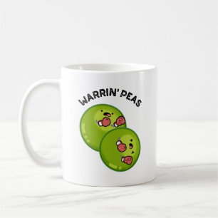 Warrin Peace Funny Pea Pun  Coffee Mug