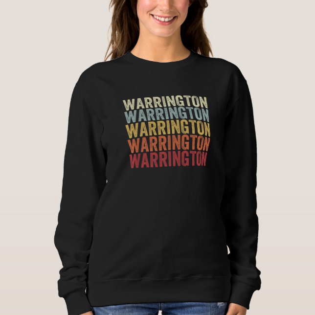 Warrington Pennsylvania Warrington PA Retro Vintag Sweatshirt (Front)