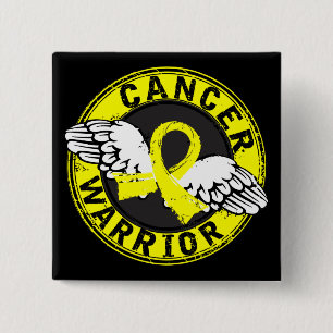 Warrior 14C Bladder Cancer 15 Cm Square Badge
