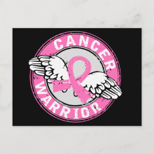 Warrior 14C Breast Cancer Postcard