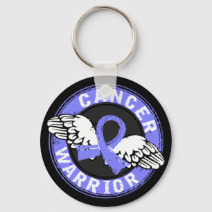 Warrior 14C Prostate Cancer Key Ring
