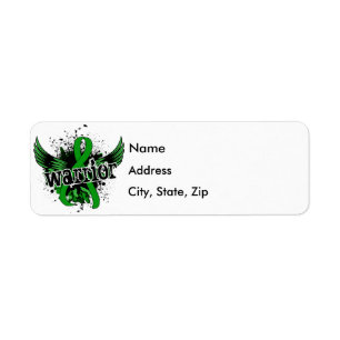 Warrior 16 Bile Duct Cancer Return Address Label