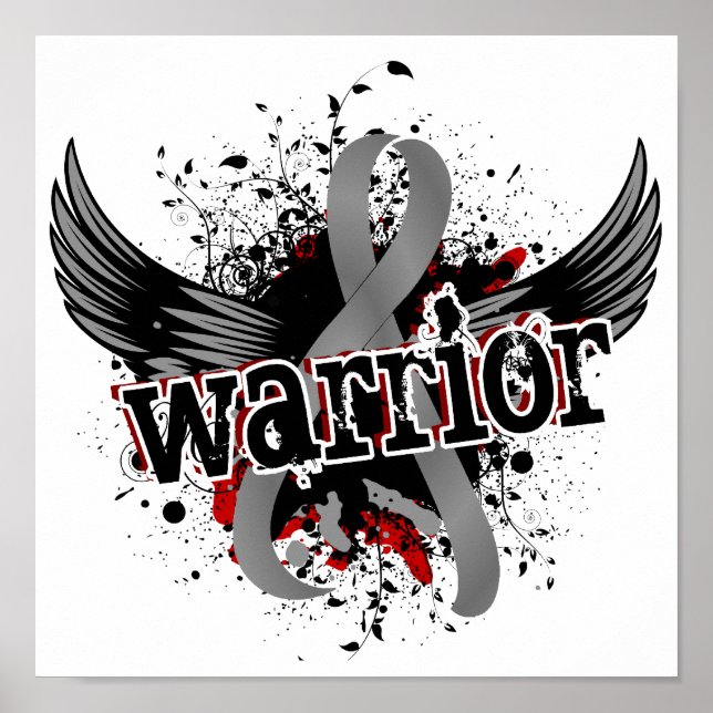 Warrior 16 Brain Cancer Poster (Front)