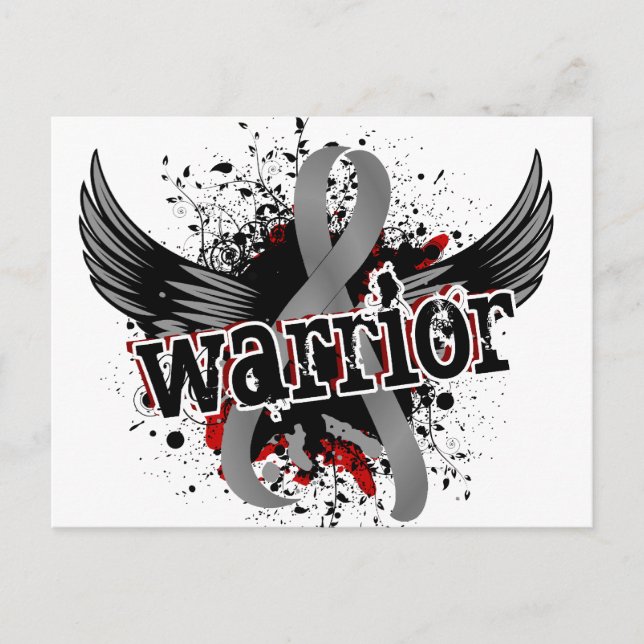 Warrior 16 Brain Tumour Postcard (Front)