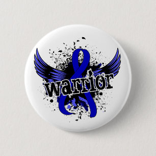 Warrior 16 Colon Cancer 6 Cm Round Badge