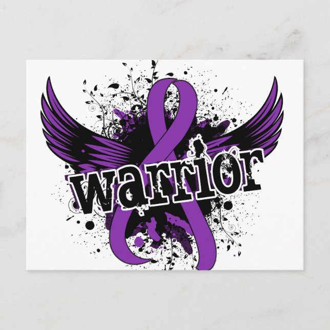 Warrior 16 Epilepsy Postcard (Front)