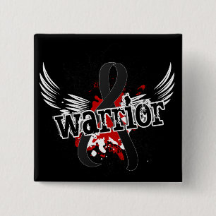 Warrior 16 Skin Cancer 15 Cm Square Badge