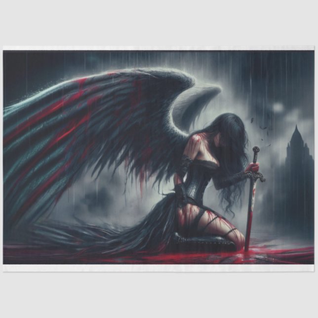 Warrior Angel Tissue Paper (Front)