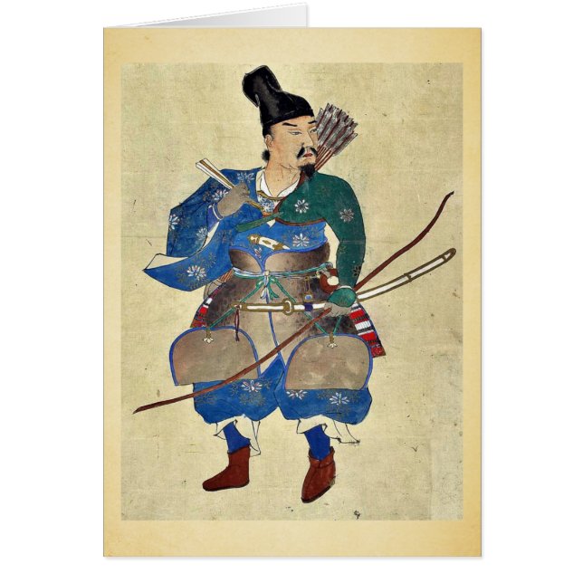 Warrior archer Ukiyo-e. (Front)