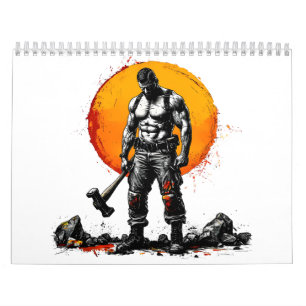 warrior barbarian mediaeval fantasy hummer Calenda Calendar