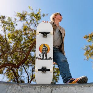 warrior barbarian mediaeval fantasy hummer strengt skateboard