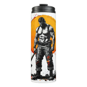 warrior barbarian mediaeval fantasy Thermal Tumble Thermal Tumbler
